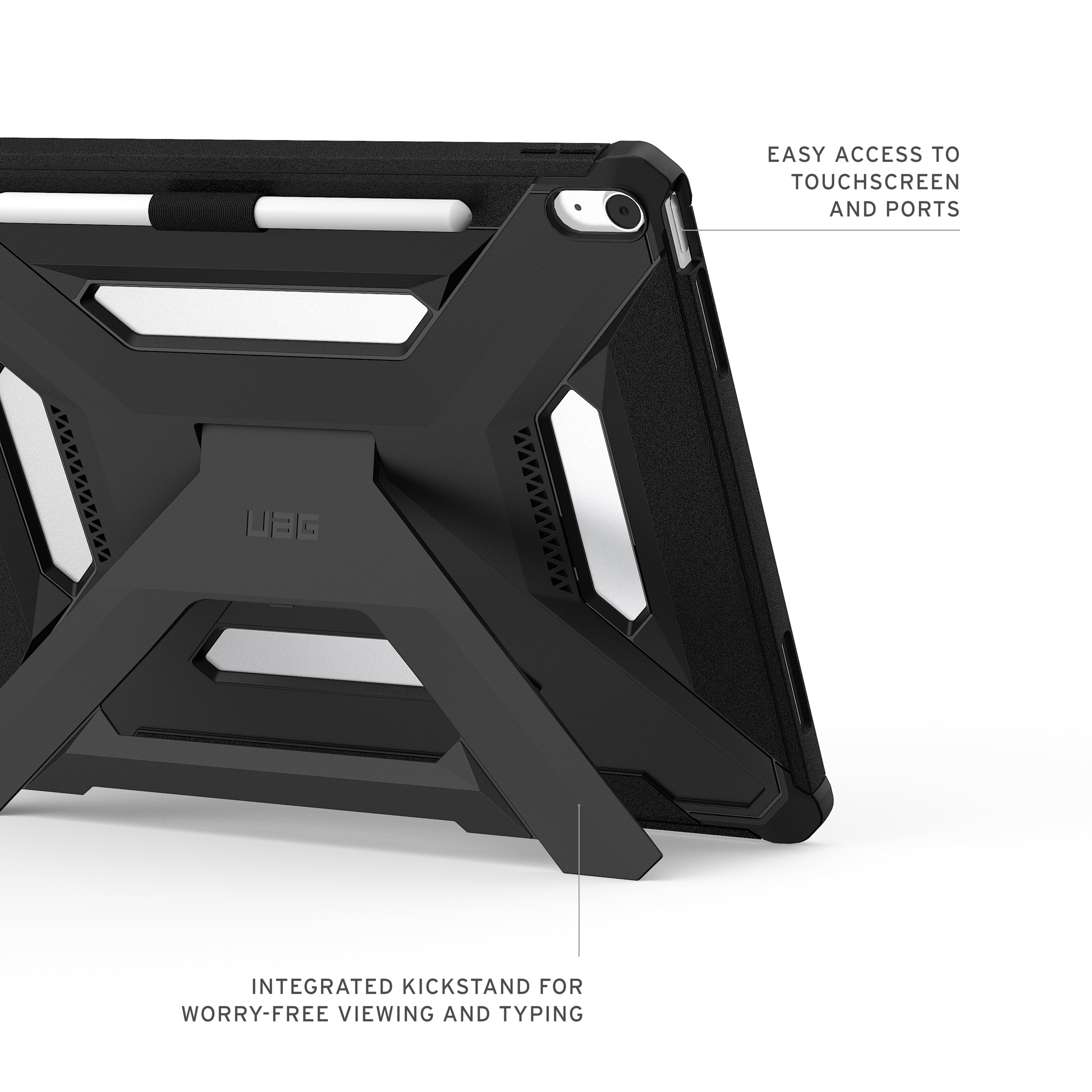 UAG Scout Plus iPad Air 13" M2 2024 Hülle mit Ständer