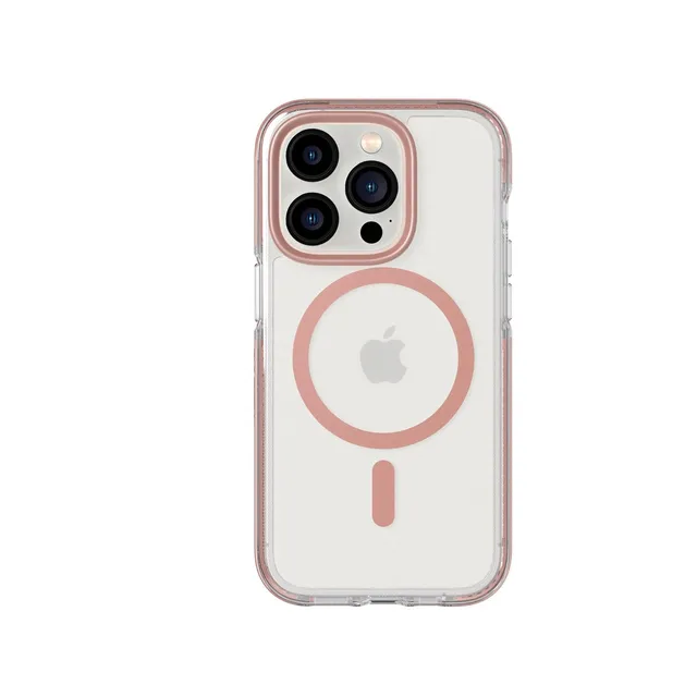Tech21 EvoCrystal iPhone 14 Pro Hülle MagSafe Rosegold