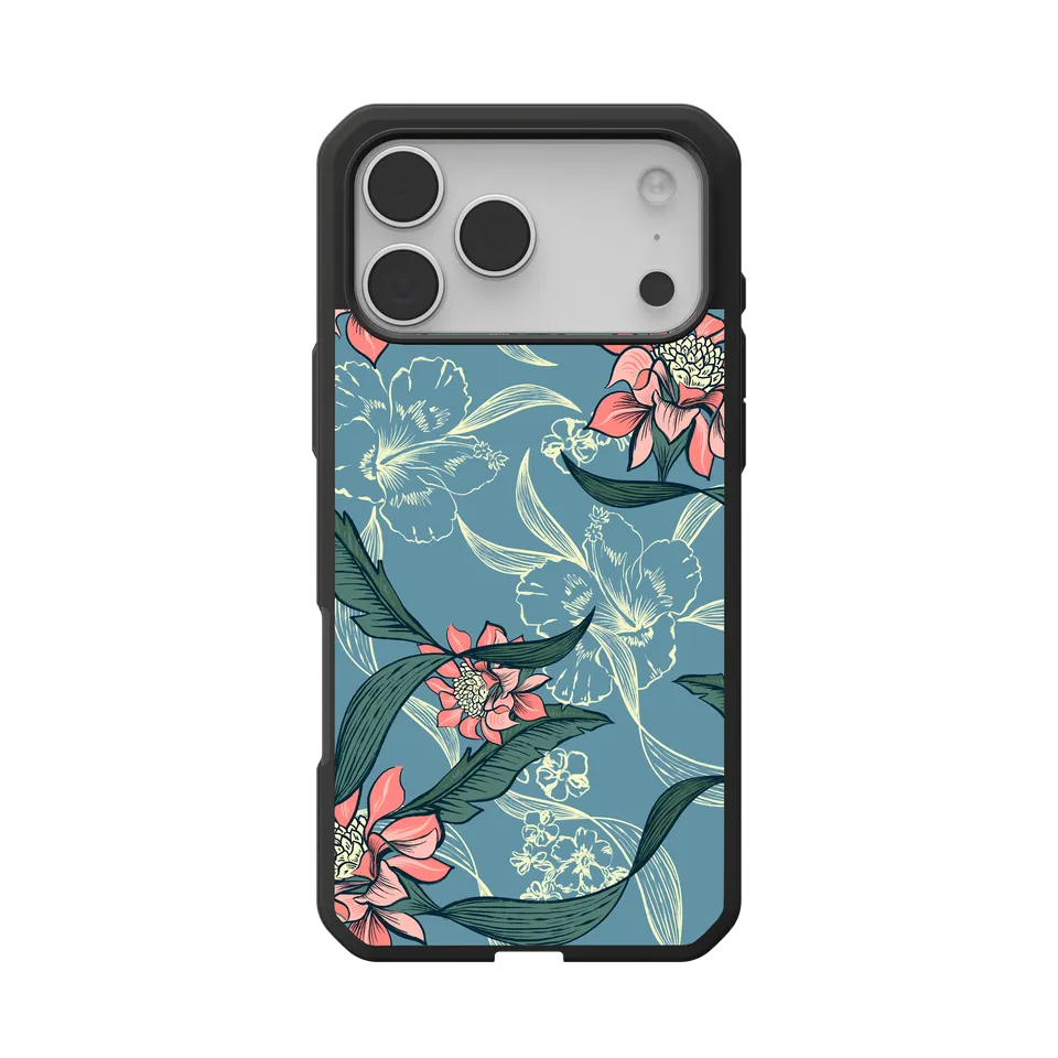 UAG Civilian LT Handyhülle iPhone 17 Pro Max Makapuu Floral MagSafe
