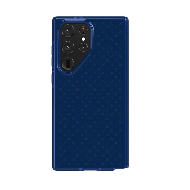 Tech21 Evo Check Handyhülle Galaxy S23 Ultra Blau 4,9m