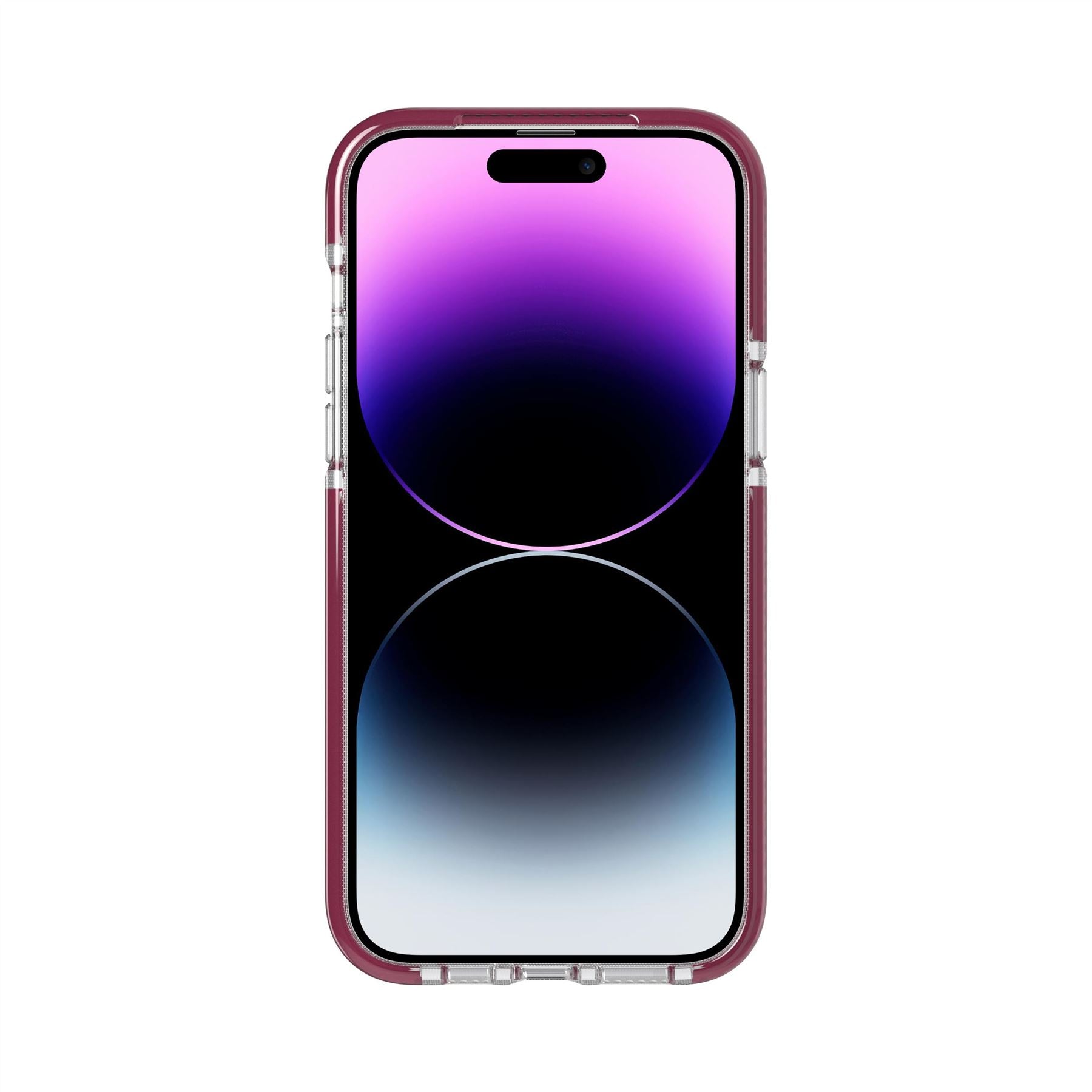 Tech21 EvoCrystal iPhone 14 Pro Max Hülle MagSafe Burgundy 4,9m