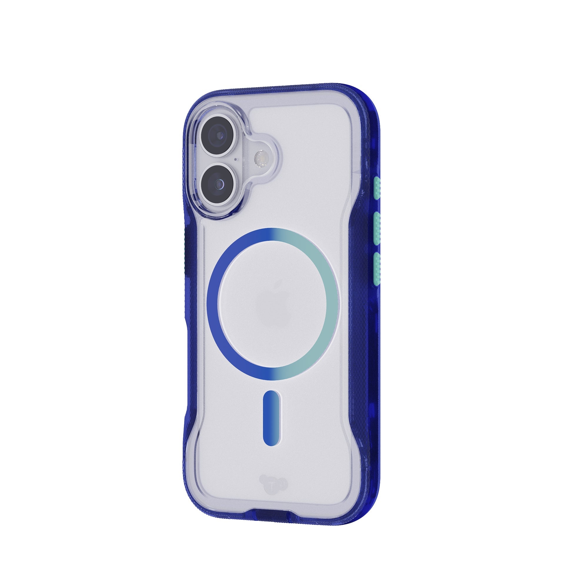 Tech21 EvoPro iPhone 17 Handyhülle Electric Blue Jelly Mint MagSafe