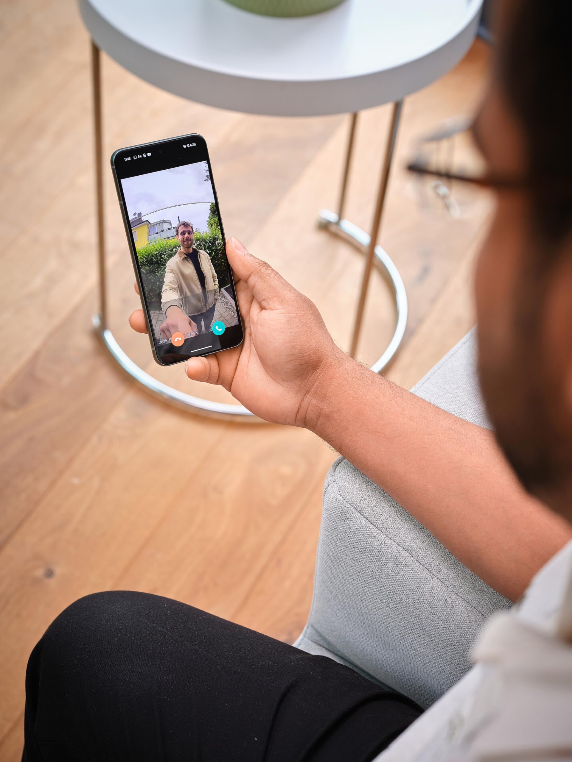 OSRAM SMART+ WiFi Video-Türklingel 2K weiß Akku