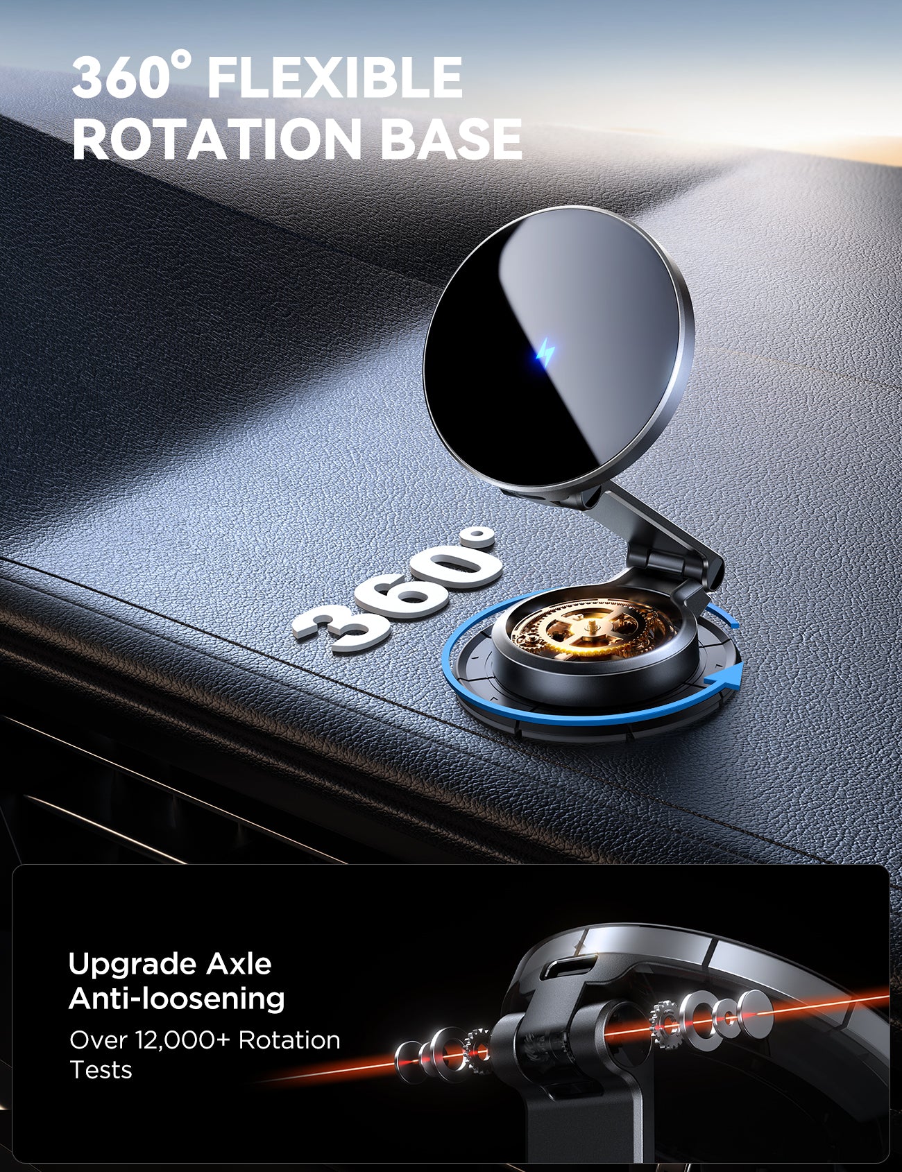 JOYROOM JR-ZS408 Magnet Wireless Autohalterung 15W Schwarz