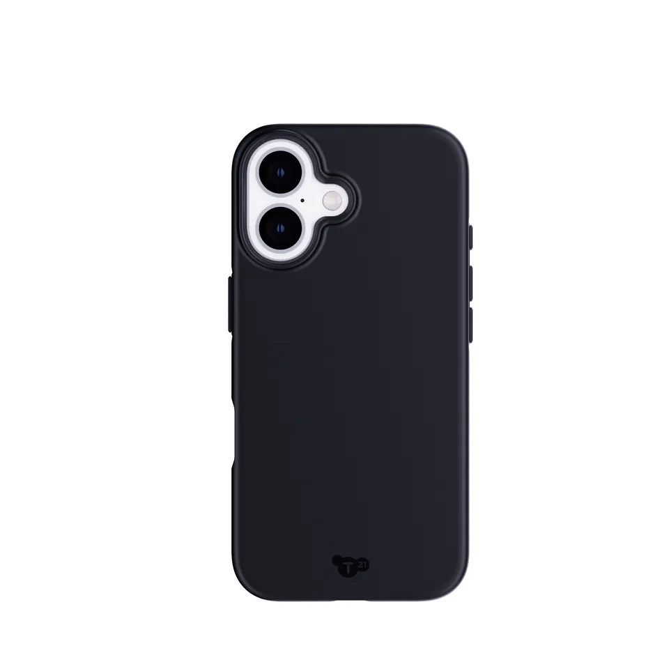 Tech21 EvoLite iPhone 16 Hülle Schwarz MagSafe Slim