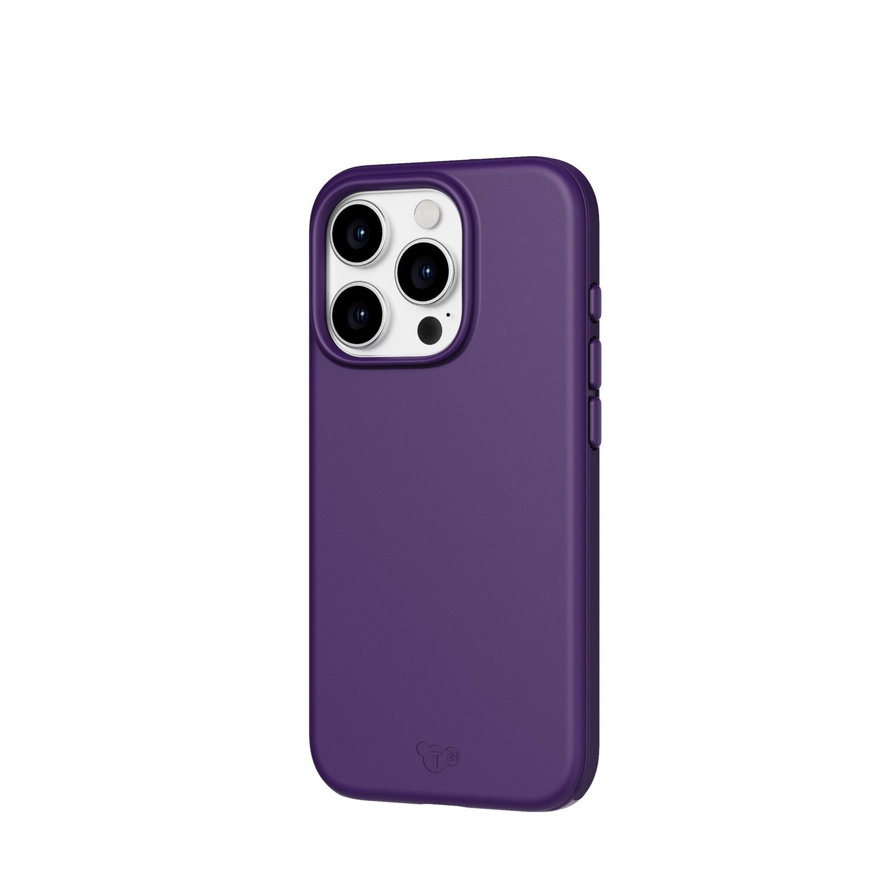 Tech21 Recovrd iPhone 15 Pro Hülle Blackberry Purple MagSafe