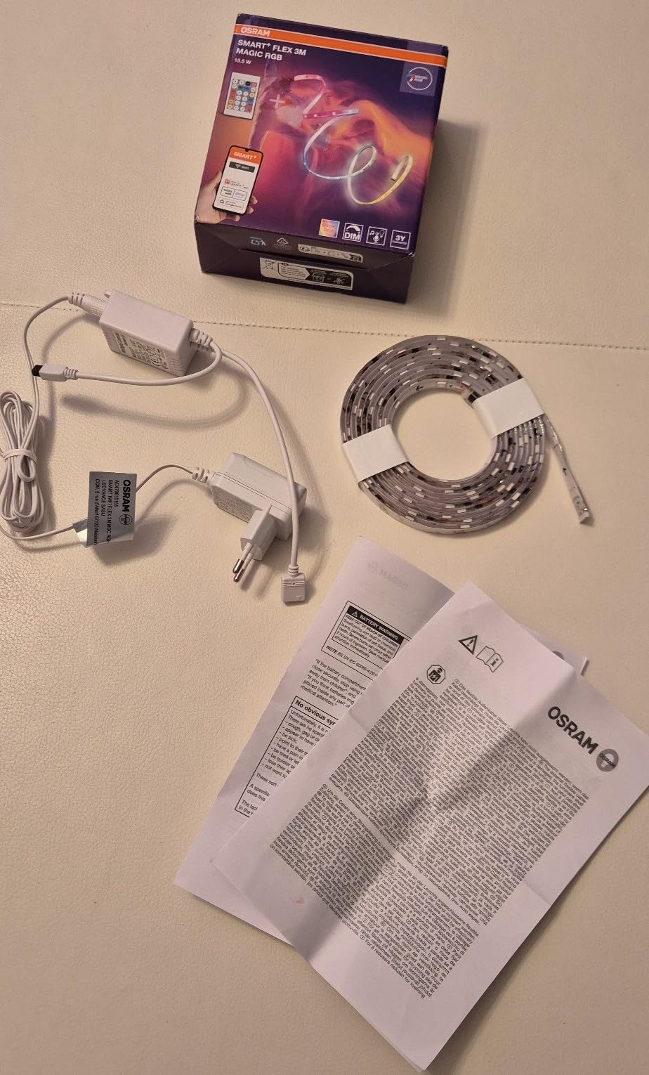 ams OSRAM SMART+ Wifi Flex LED-Streifen 3m RGB dimmbar