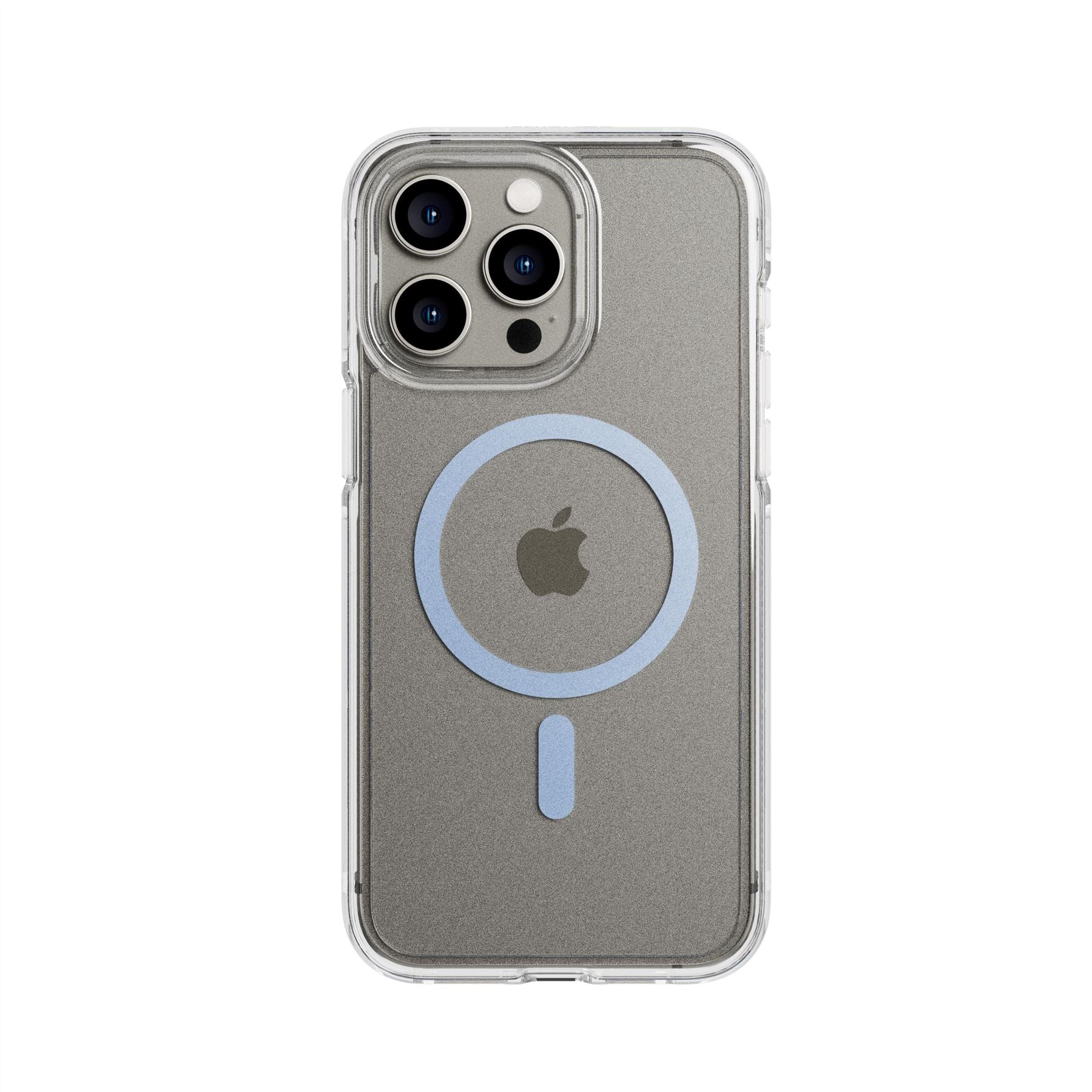 Tech21 FlexQuartz iPhone 15 Pro Max Handyhülle blau MagSafe