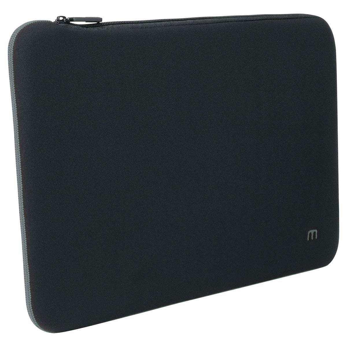Mobilis Skin Neopren Notebookhülle 15,6 Zoll Schwarz Grau