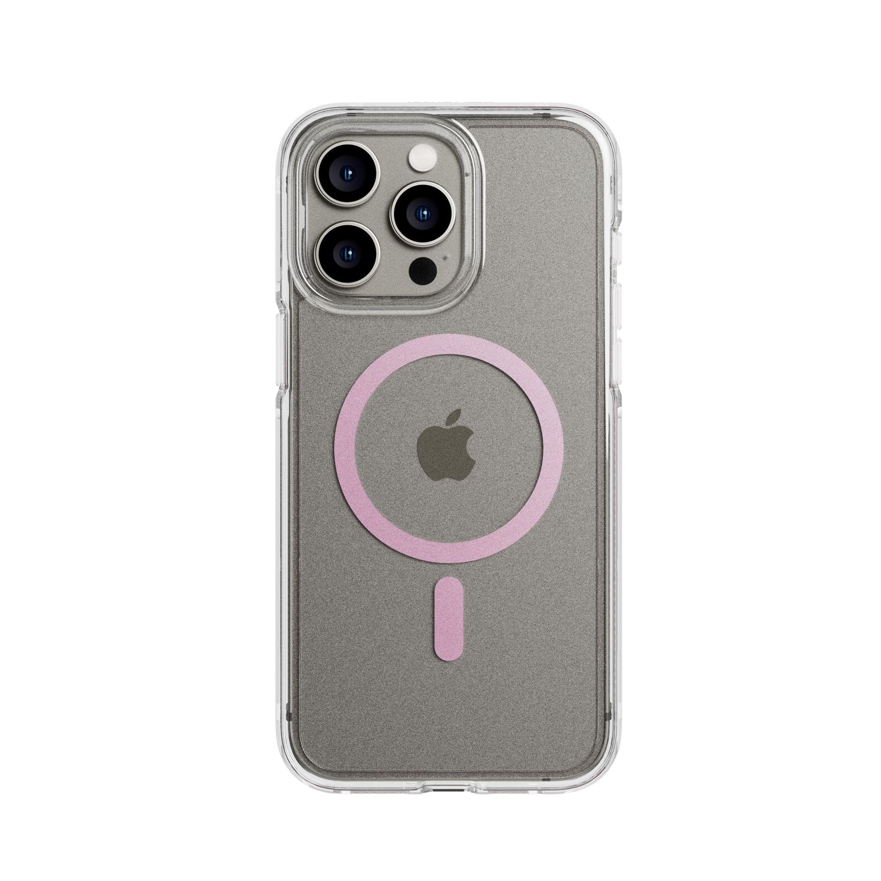 Tech21 FlexQuartz iPhone 15 Pro Max Handyhülle Pink MagSafe