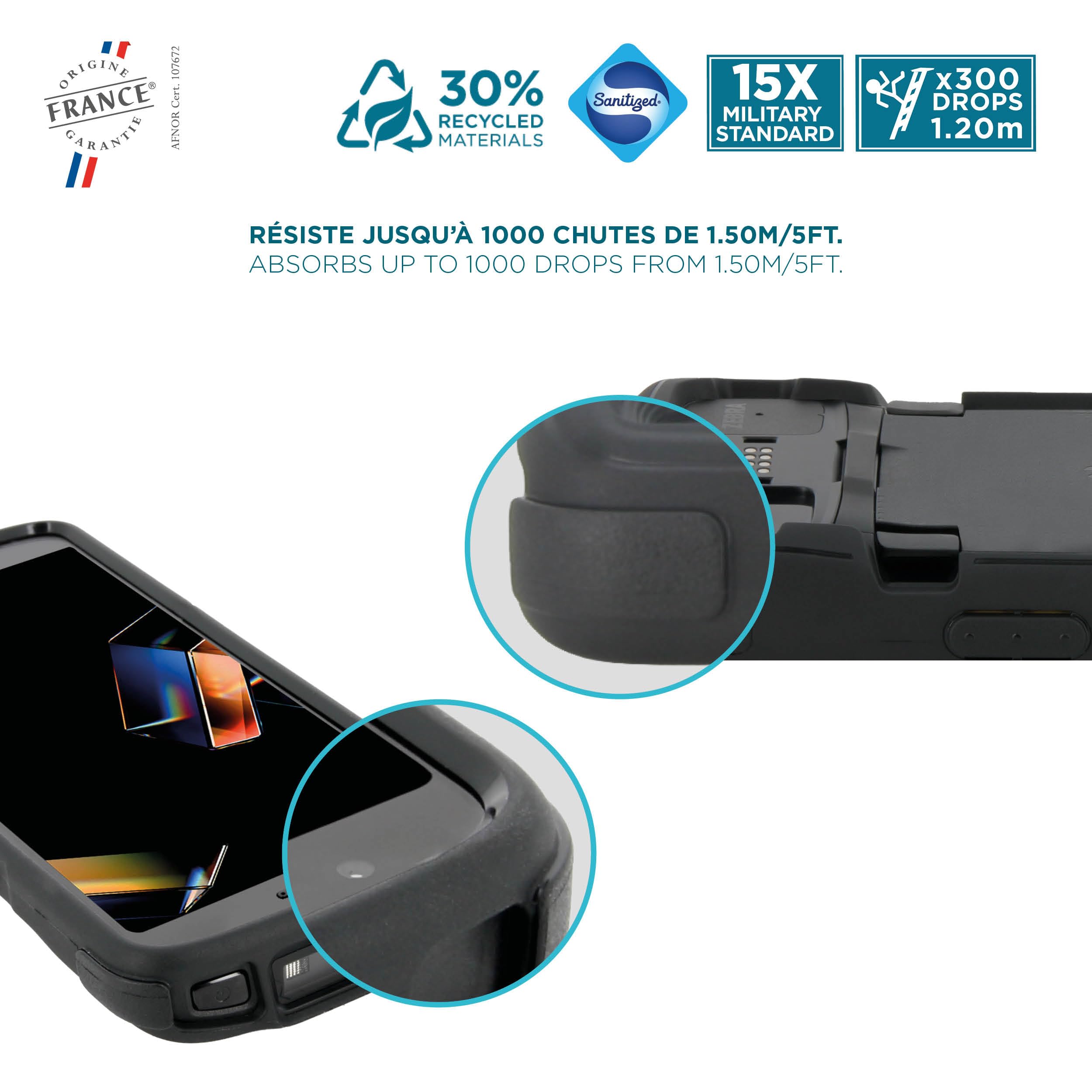 Mobilis PROTECH Zebra TC501 Hülle Trigger kompatibel