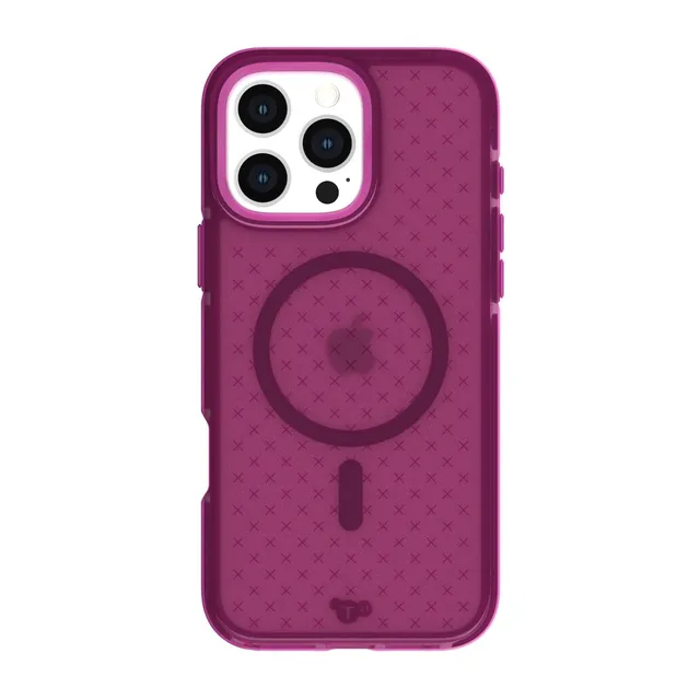 Tech21 EvoCheck iPhone 16 Pro Max Hülle Plum MagSafe