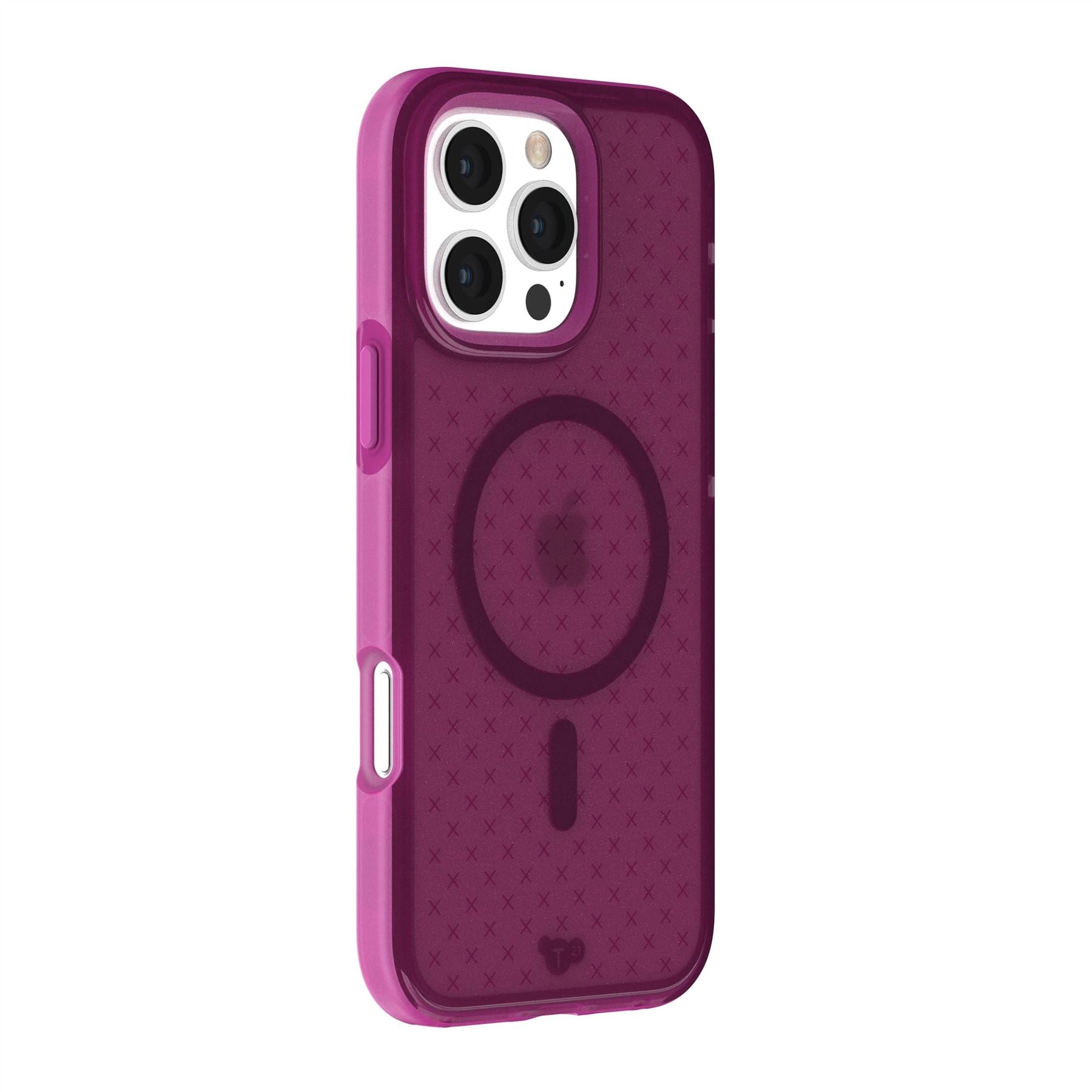 Tech21 EvoCheck iPhone 16 Pro Max Hülle Plum MagSafe