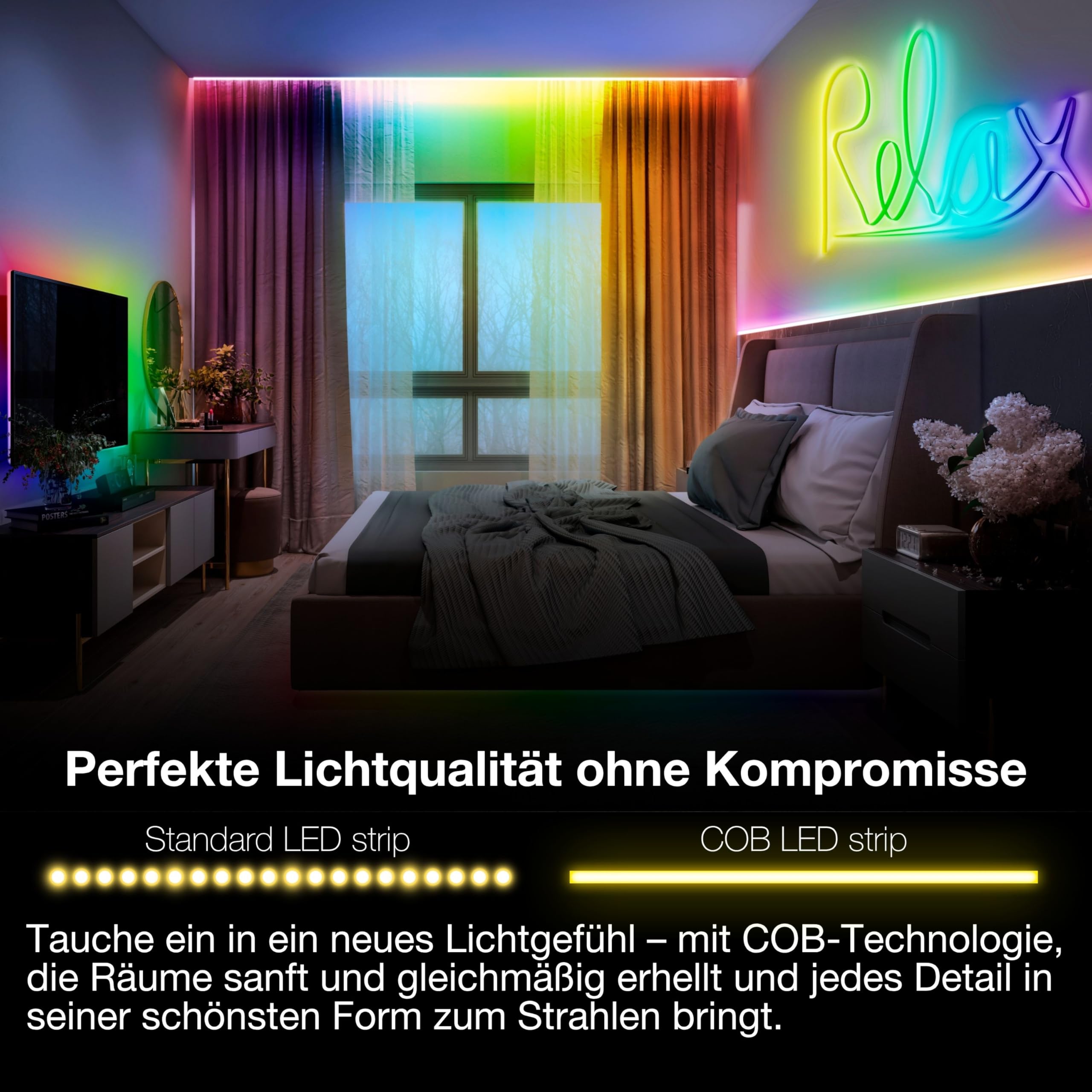 OSRAM SMART+ WIFI COB LED-Streifen 5M Magic RGB 35W