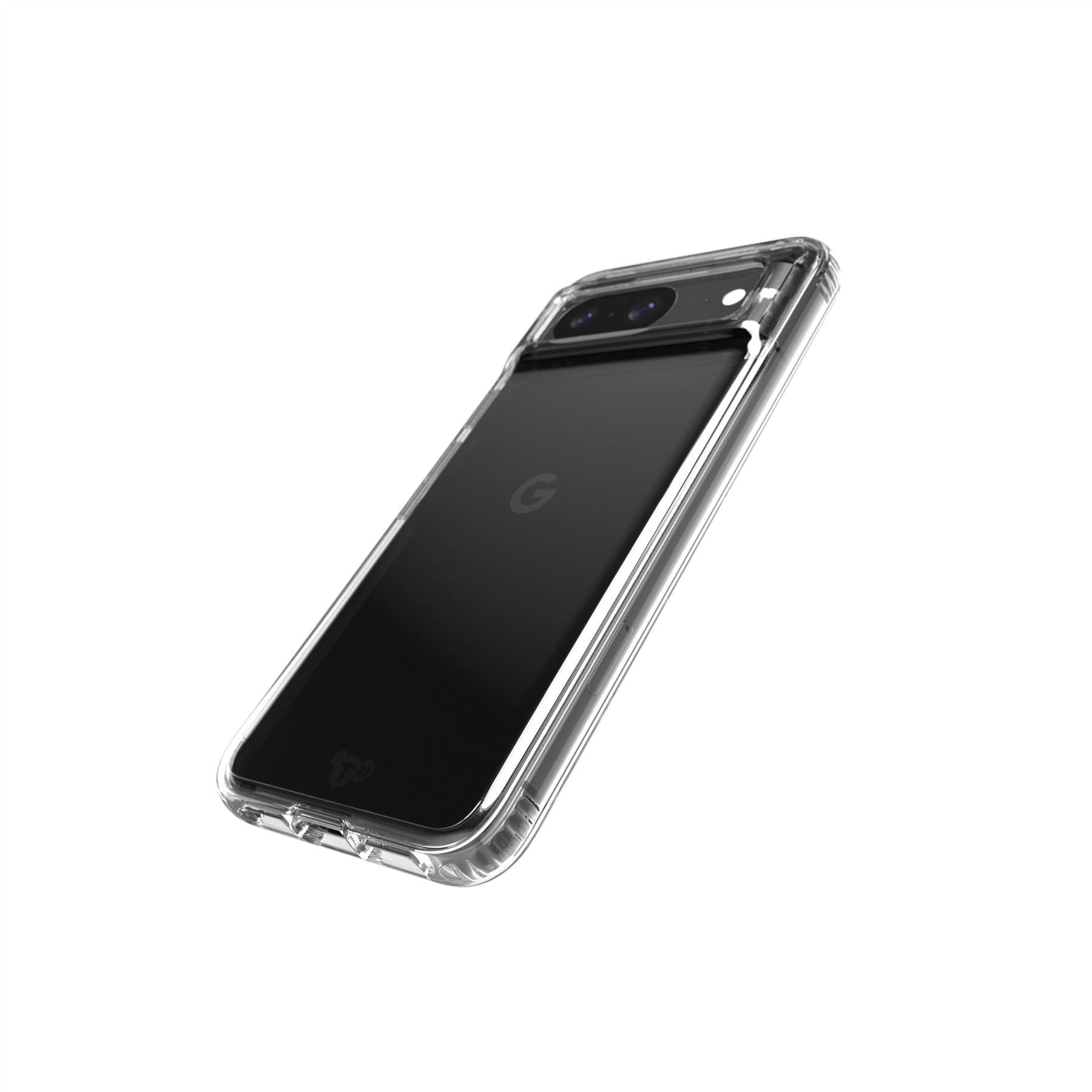 Tech21 EvoClear Pixel 8 Hülle Transparent 12ft Schutz