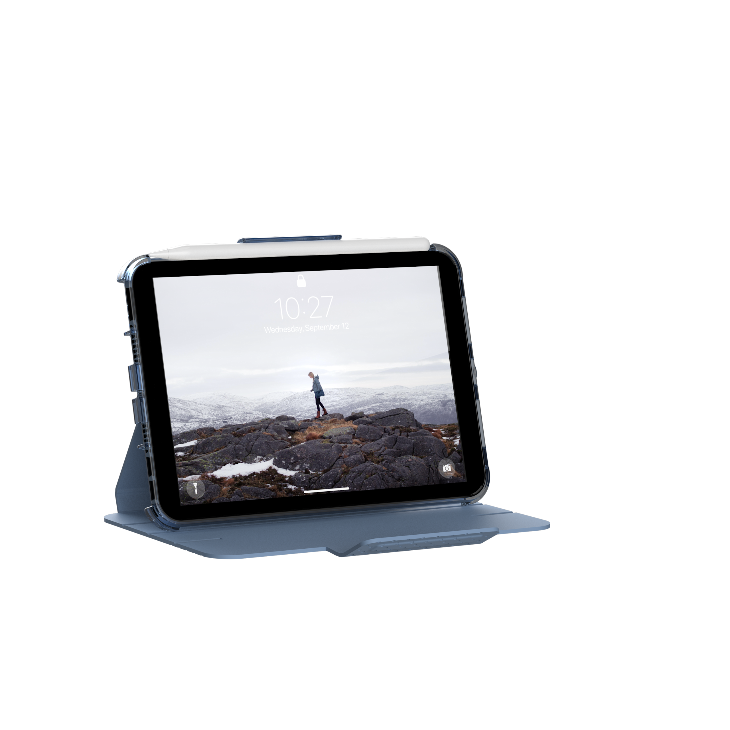 UAG Lucent iPad mini 6 Hülle Folio klar Stiftfach