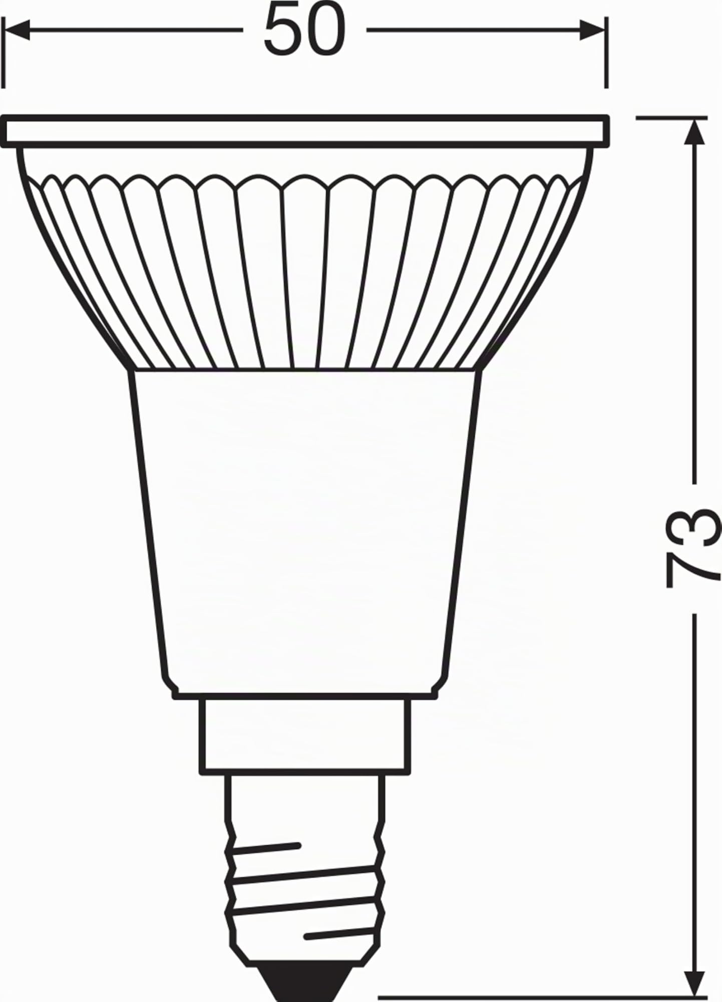 ams OSRAM SMART+ Star PAR16 50 LED-Spot E14 warmweiß