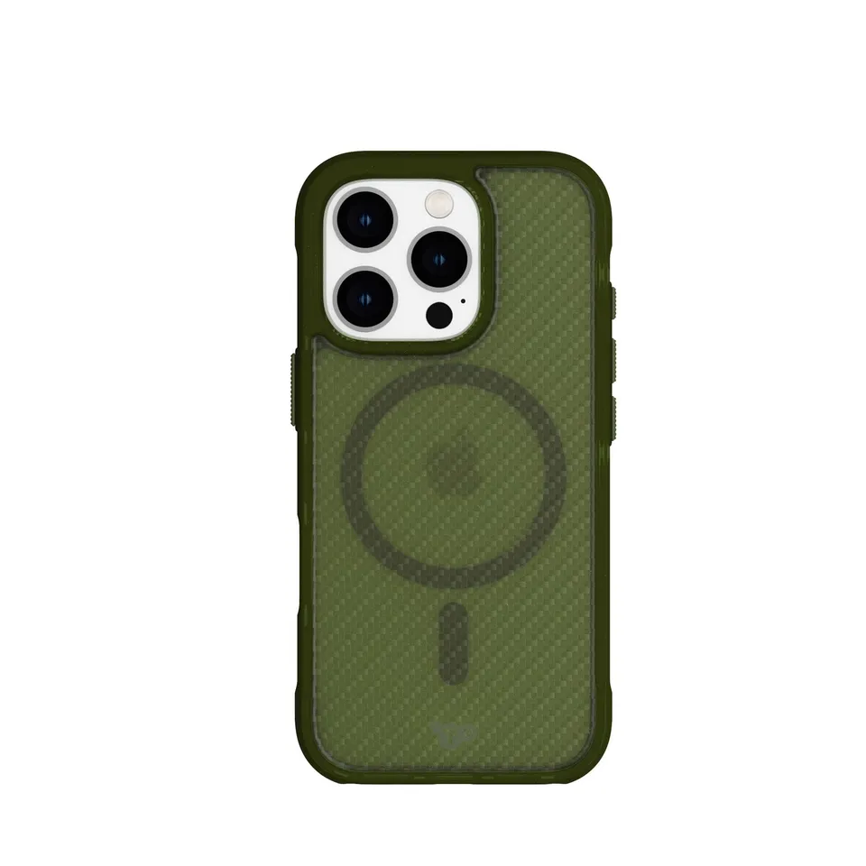 Tech21 EvoArmor iPhone 16 Pro Handyhülle Grün MagSafe