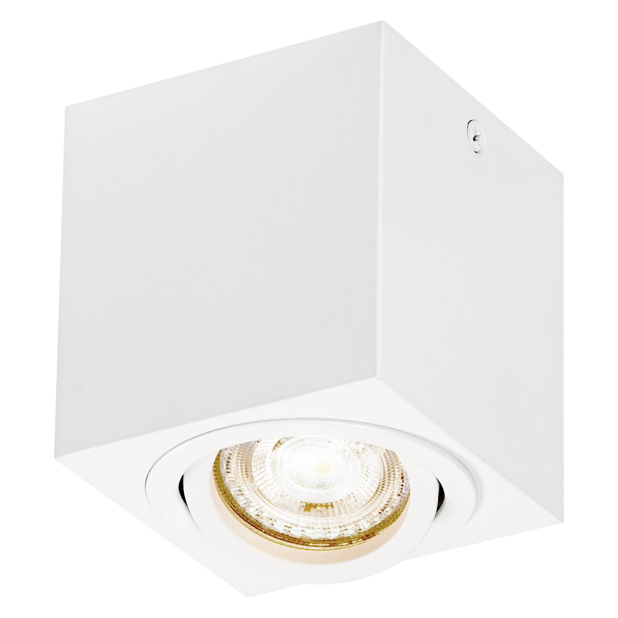ams OSRAM SMART+ Spot Surface Square Aufbauspot Weiß GU10 eckig