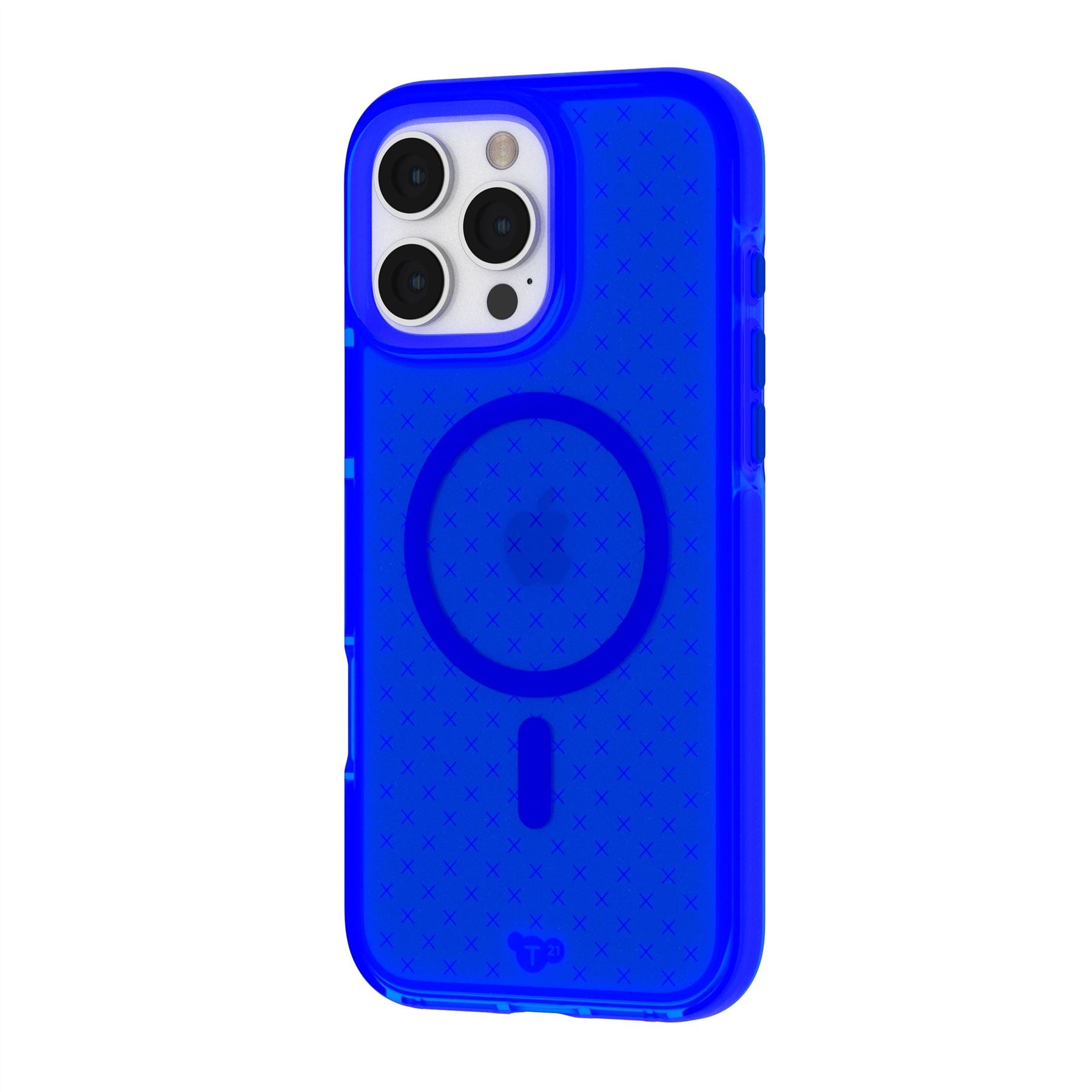 Tech21 EvoCheck iPhone 16 Pro Max Hülle Cobalt Blue MagSafe