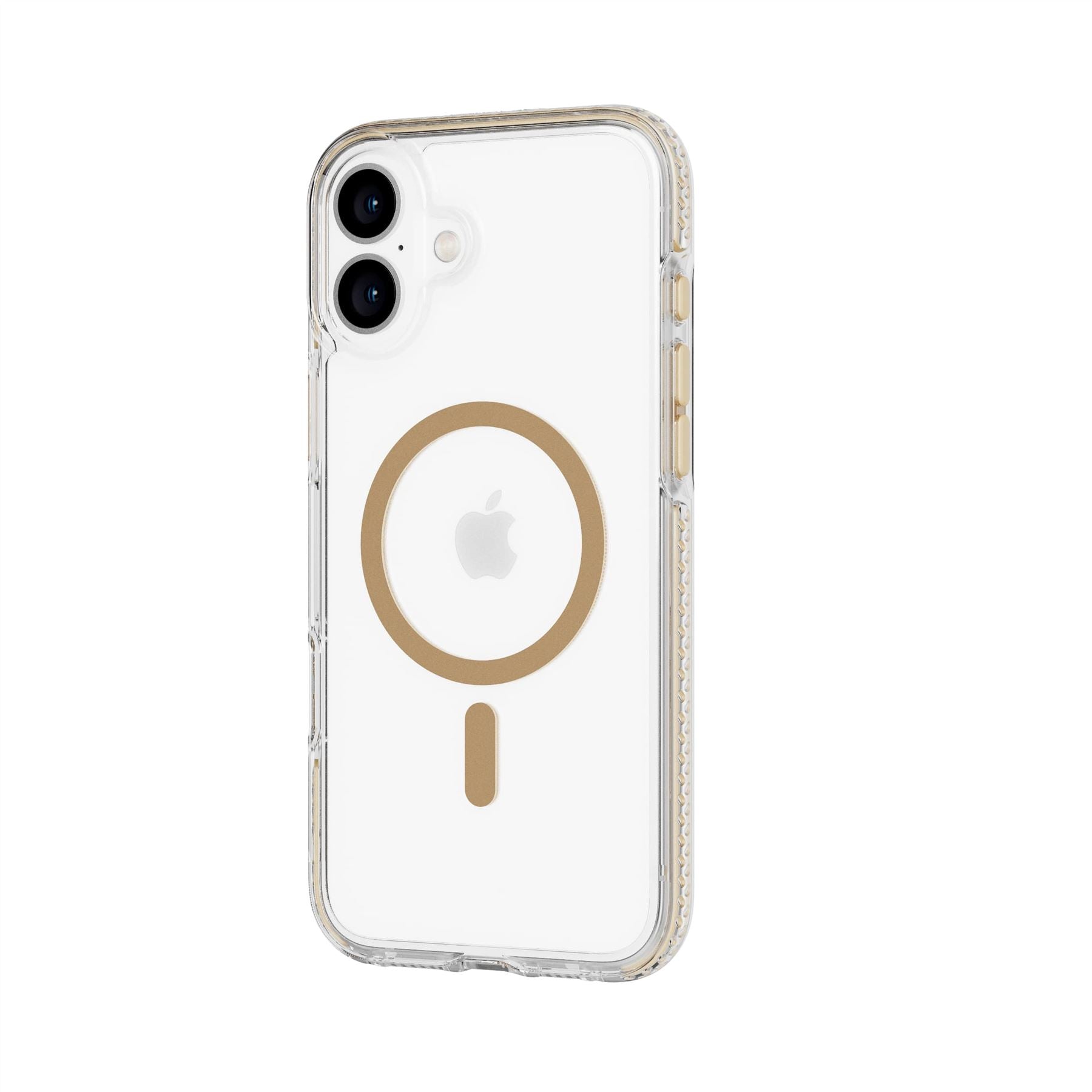 Tech21 EvoCrystal iPhone 16 Plus Handyhülle Gold MagSafe
