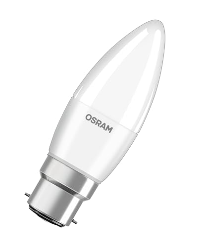 ams OSRAM BASE CLASSIC B LED-Lampe B22d 4,9W 3er-Pack warmweiß