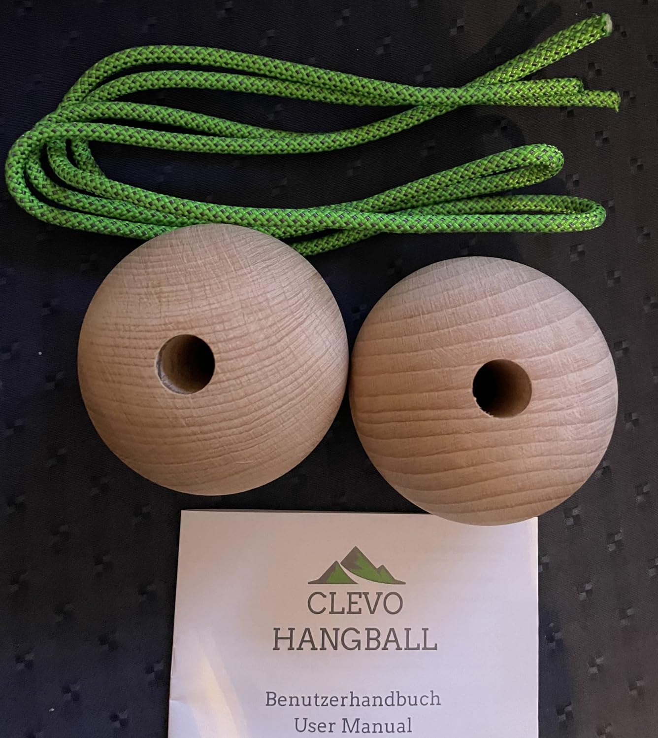 CLEVO Hangball Kletterkugeln Holz Griffkraft-Trainer Boulder