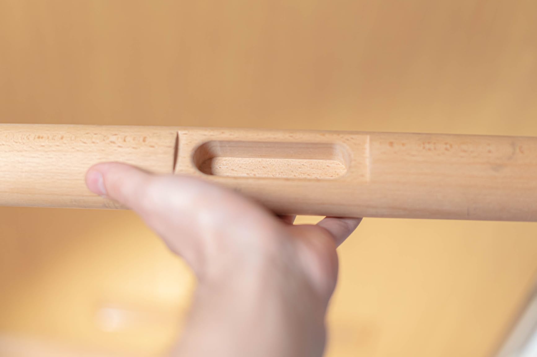 Clevo Fingerboard Slim Hangboard Holz mobil Seilaufhängung
