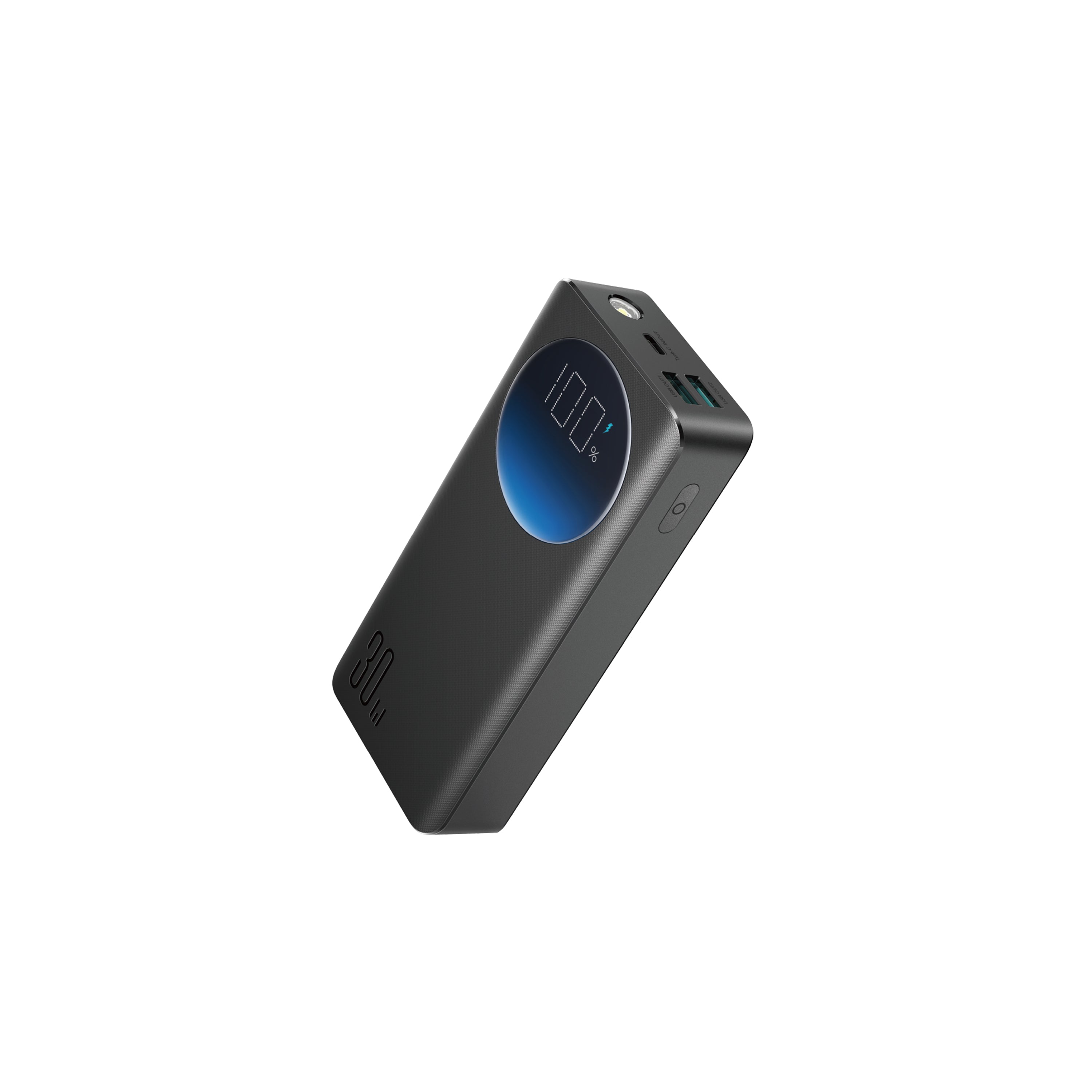 JOYROOM JR-PBF02 30W Powerbank 20000mAh Schwarz mit Taschenlampe