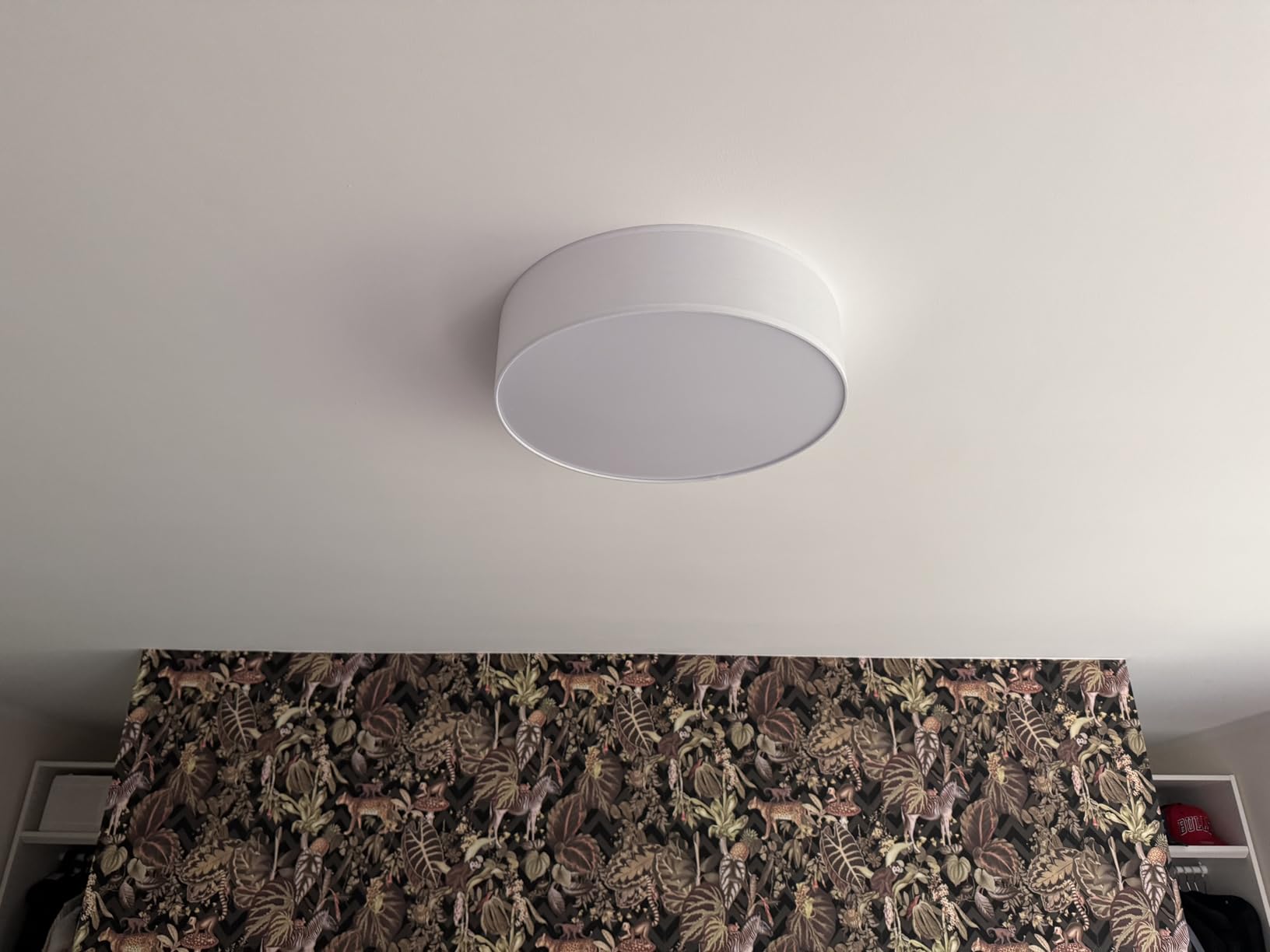Osram Orbis Paris Deckenleuchte Weiss 40cm E27 Textilschirm