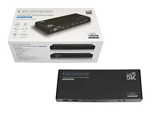 IPC-Computer USB-C Docking Station 100W HDMI DP