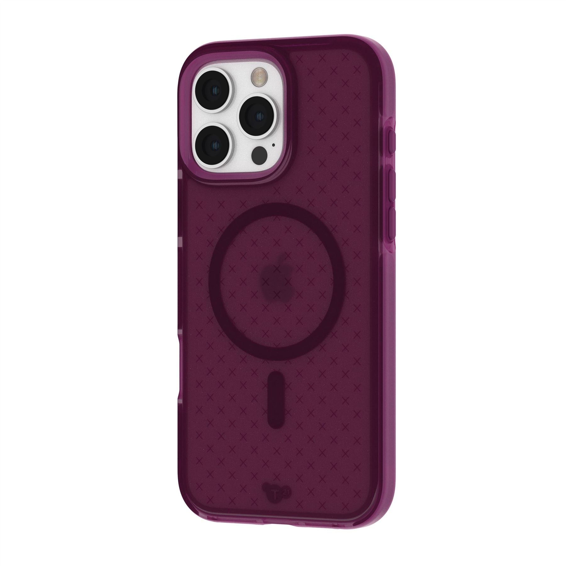 Tech21 EvoCheck iPhone 16 Pro Max Hülle Plum MagSafe