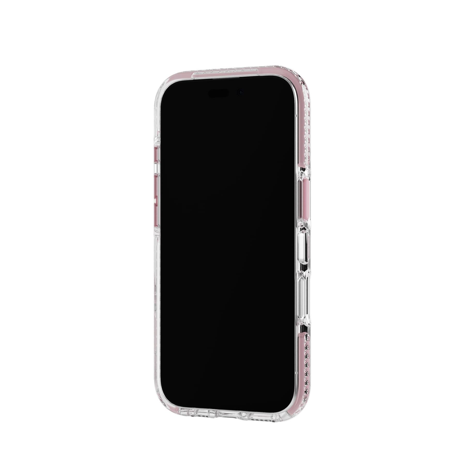 Tech21 EvoCrystal MagSafe iPhone 16 Pro Hülle Clear/Pink stoßfest
