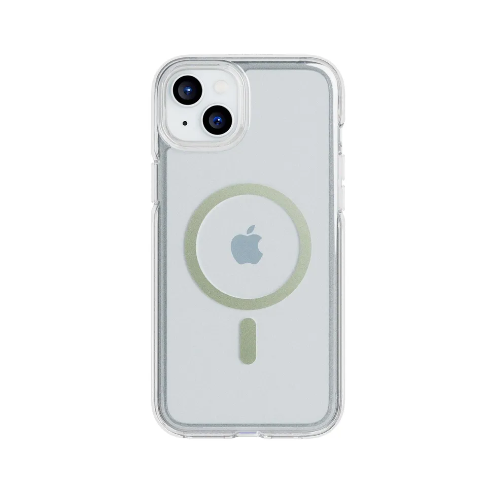 Tech21 FlexQuartz iPhone 15 Plus Hülle Grün MagSafe