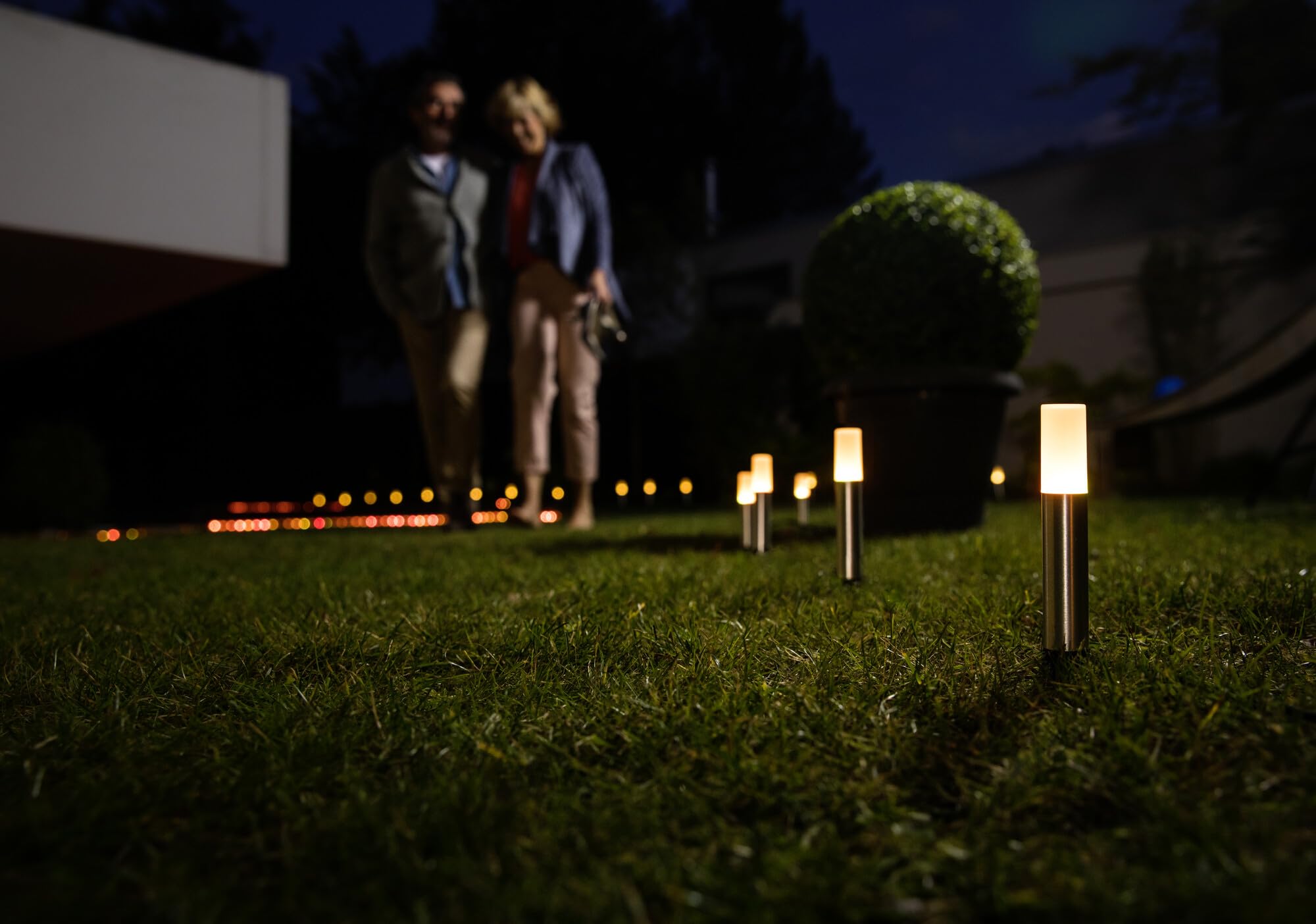 OSRAM SMART+ Zigbee Outdoor-Poles 5er RGB+Weiß dimmbar