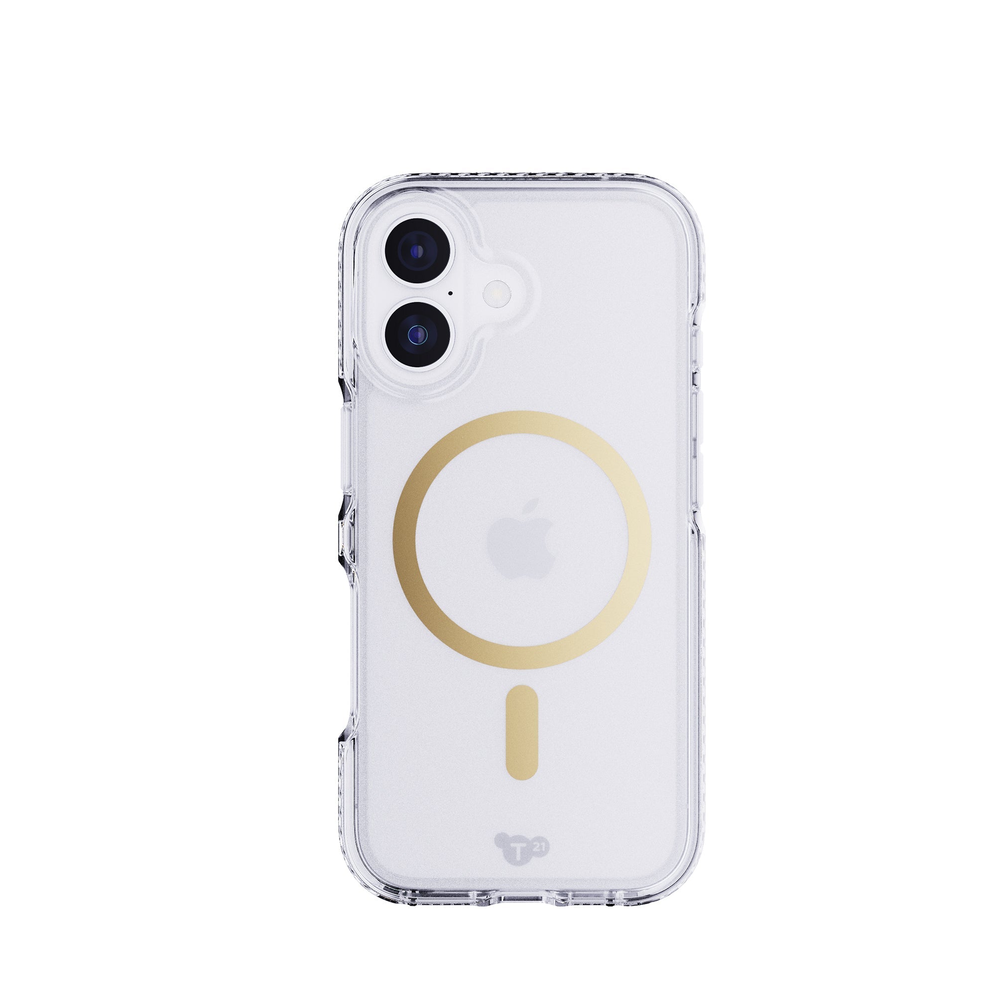 Tech21 EvoCrystal iPhone 17 Hülle MagSafe Gold Transparent