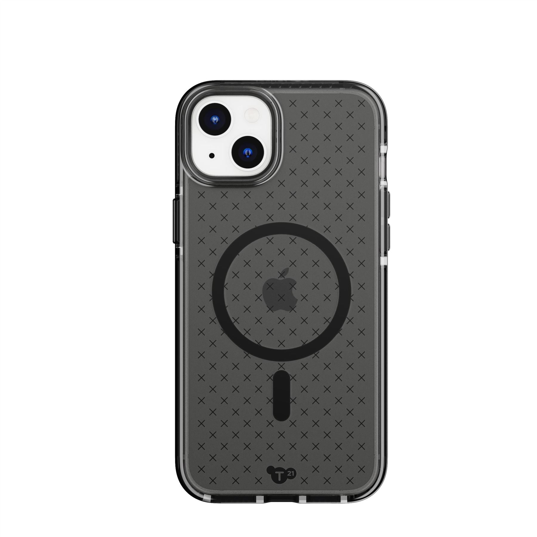 Tech21 Evo Check iPhone 15 Plus Hülle Smokey Black MagSafe