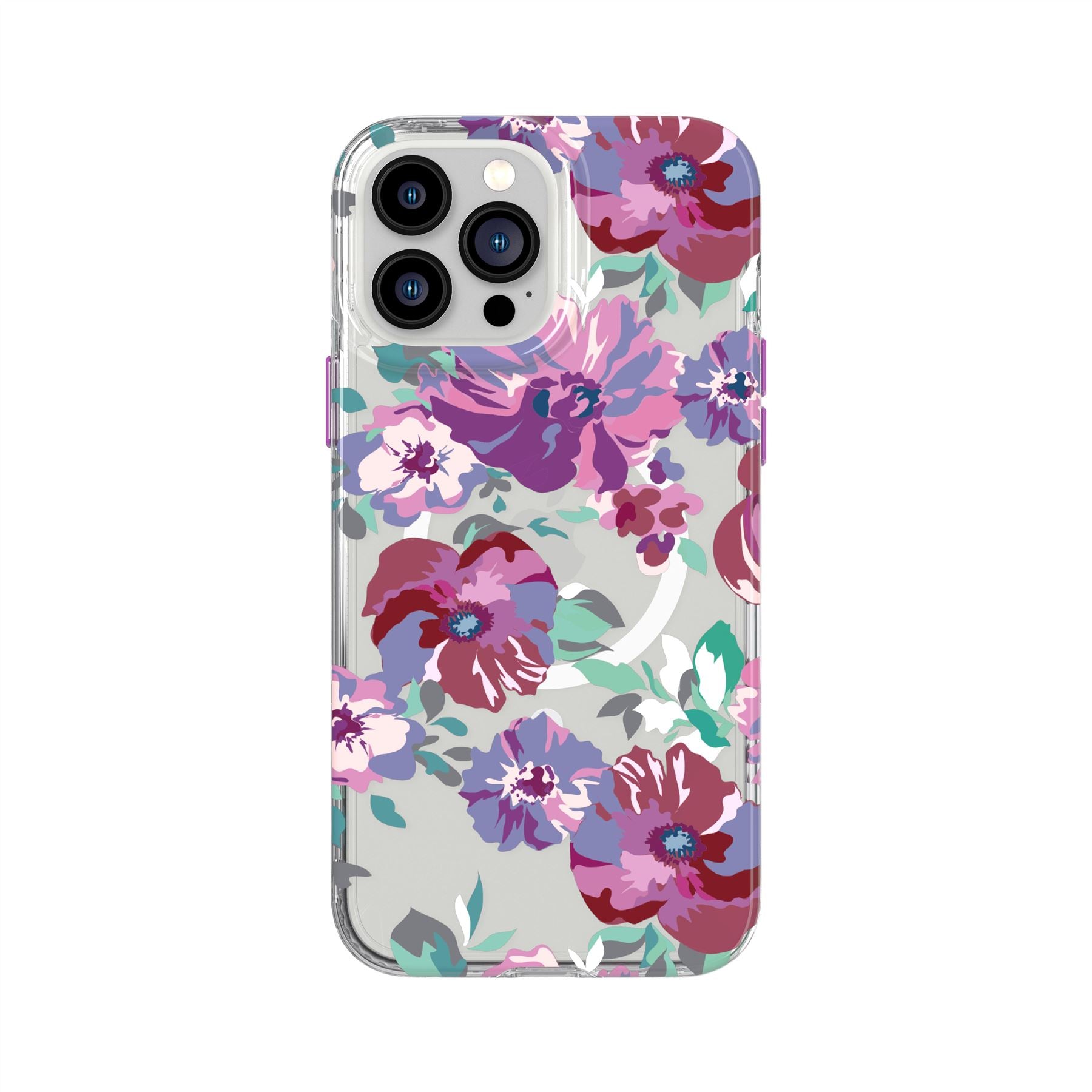 Tech21 EvoArt iPhone 13 Pro Max Hülle Purple Anemone