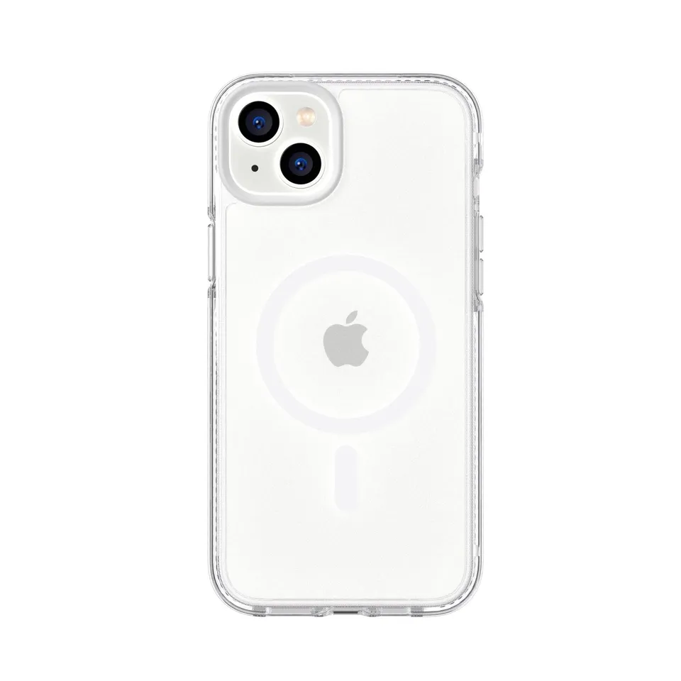 Tech21 EvoCrystal iPhone 14 Plus Hülle Weiß MagSafe