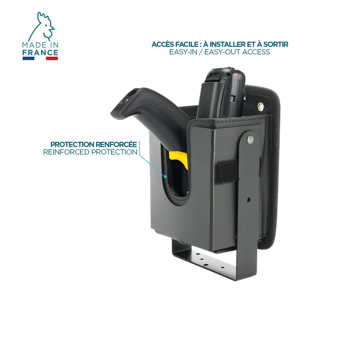 Mobilis Holster Pistolengriff Wand Gabelstapler Halter