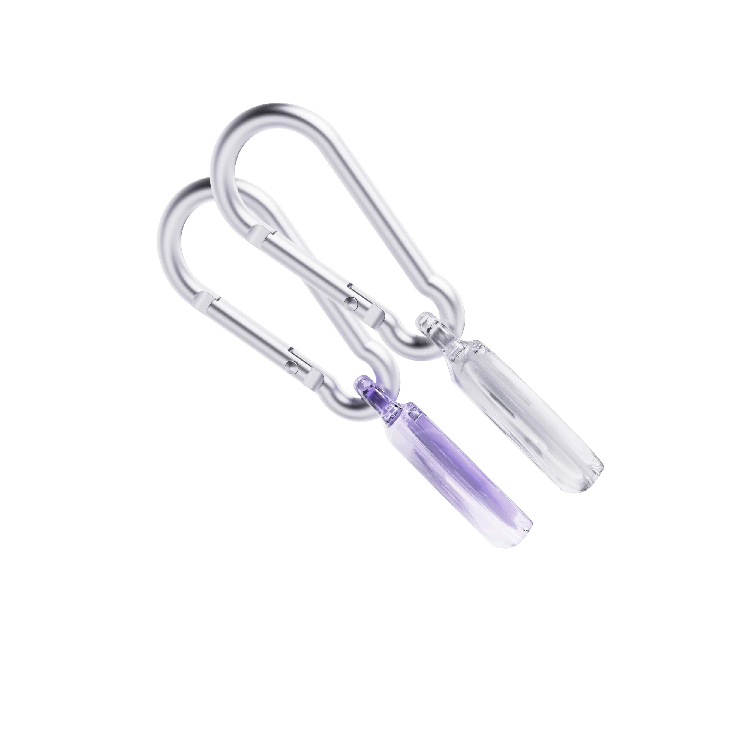 Tech21 EvoPop AirTag Hülle 2er Set Diamond Dust Clear