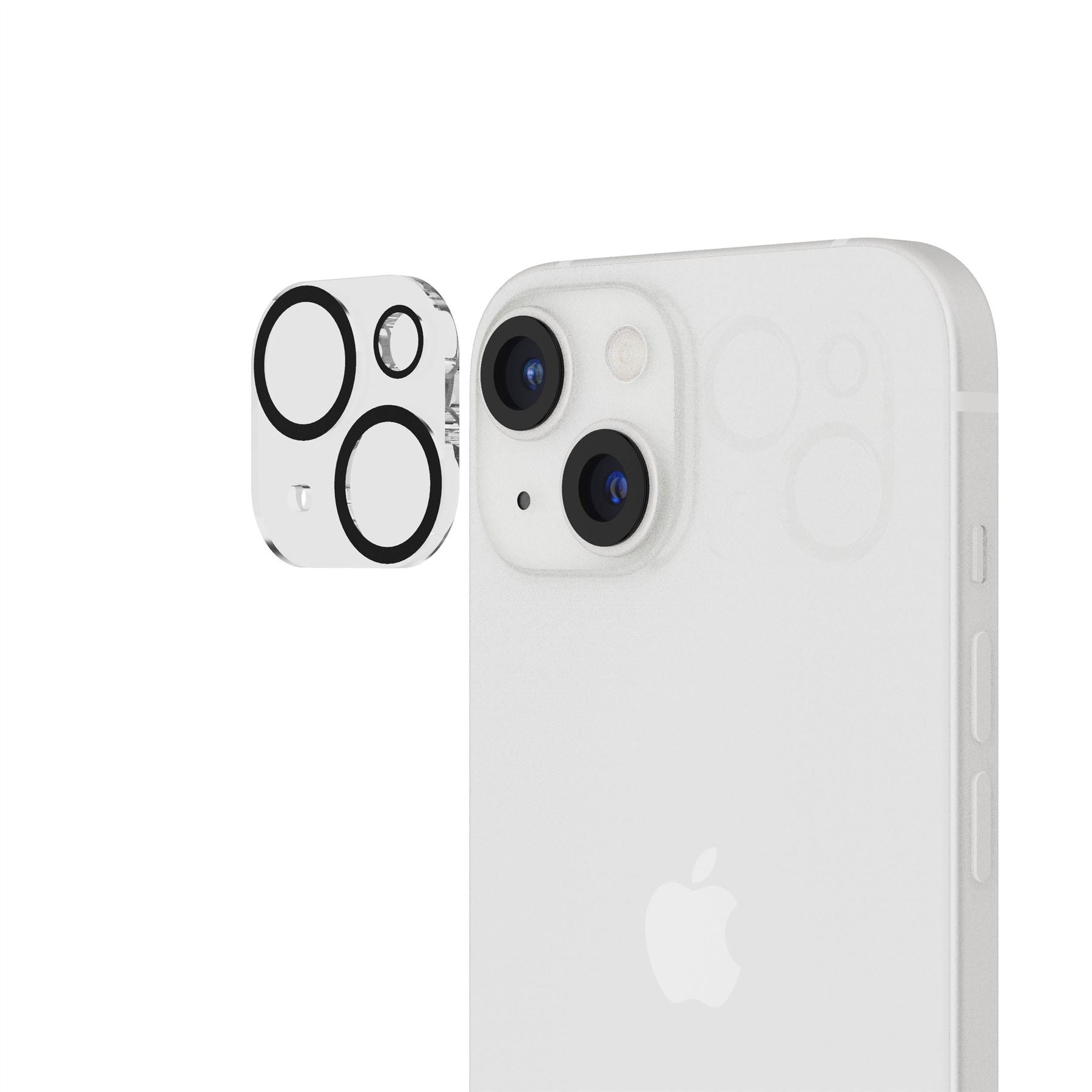 Tech21 ImpactGlass iPhone 15 14 13 Schutzglas Kamera Set Clear