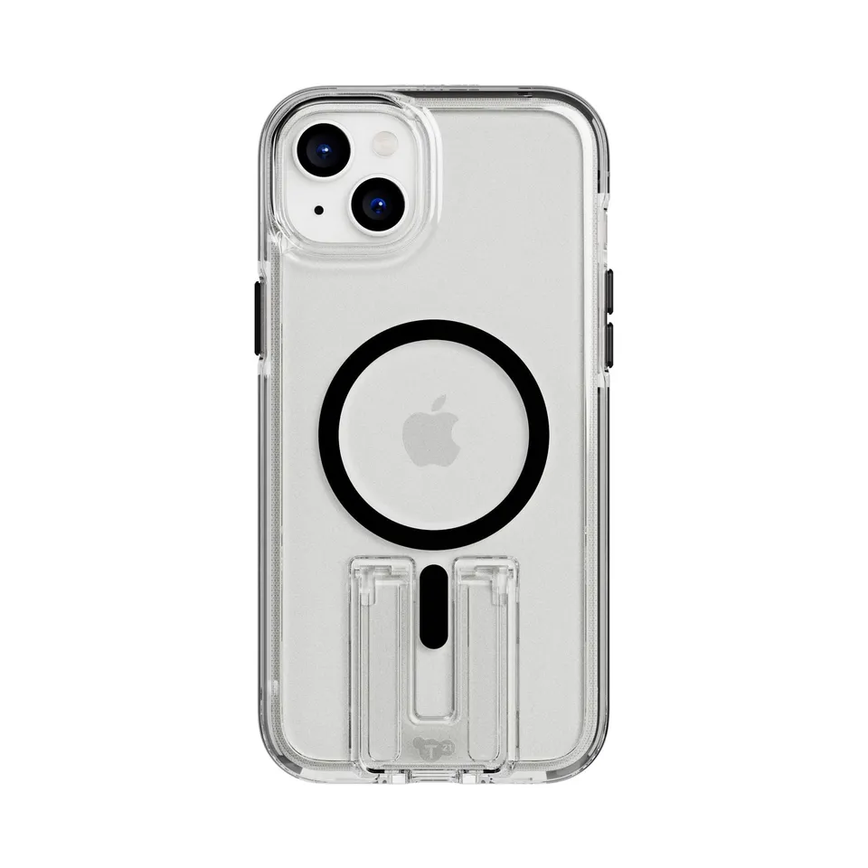Tech21 EvoCrystal Kick iPhone 15 Plus Hülle Clear Black