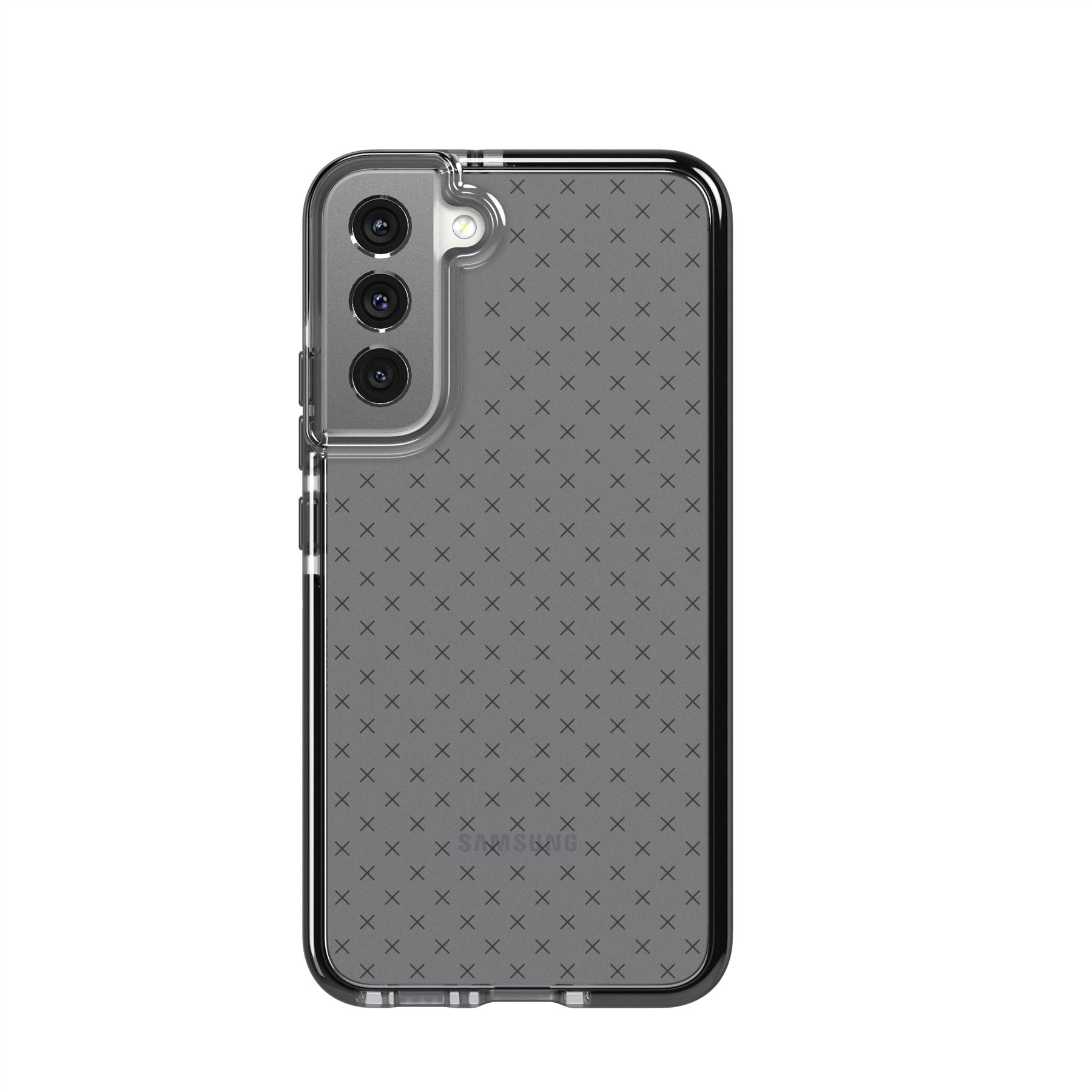 Tech21 EvoCheck Galaxy S22+ Handyhülle Smokey Black Fallschutz