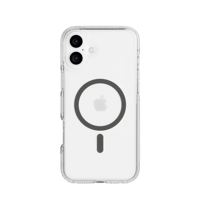 Tech21 FlexQuartz iPhone 16 Plus Handyhülle Space Grey MagSafe