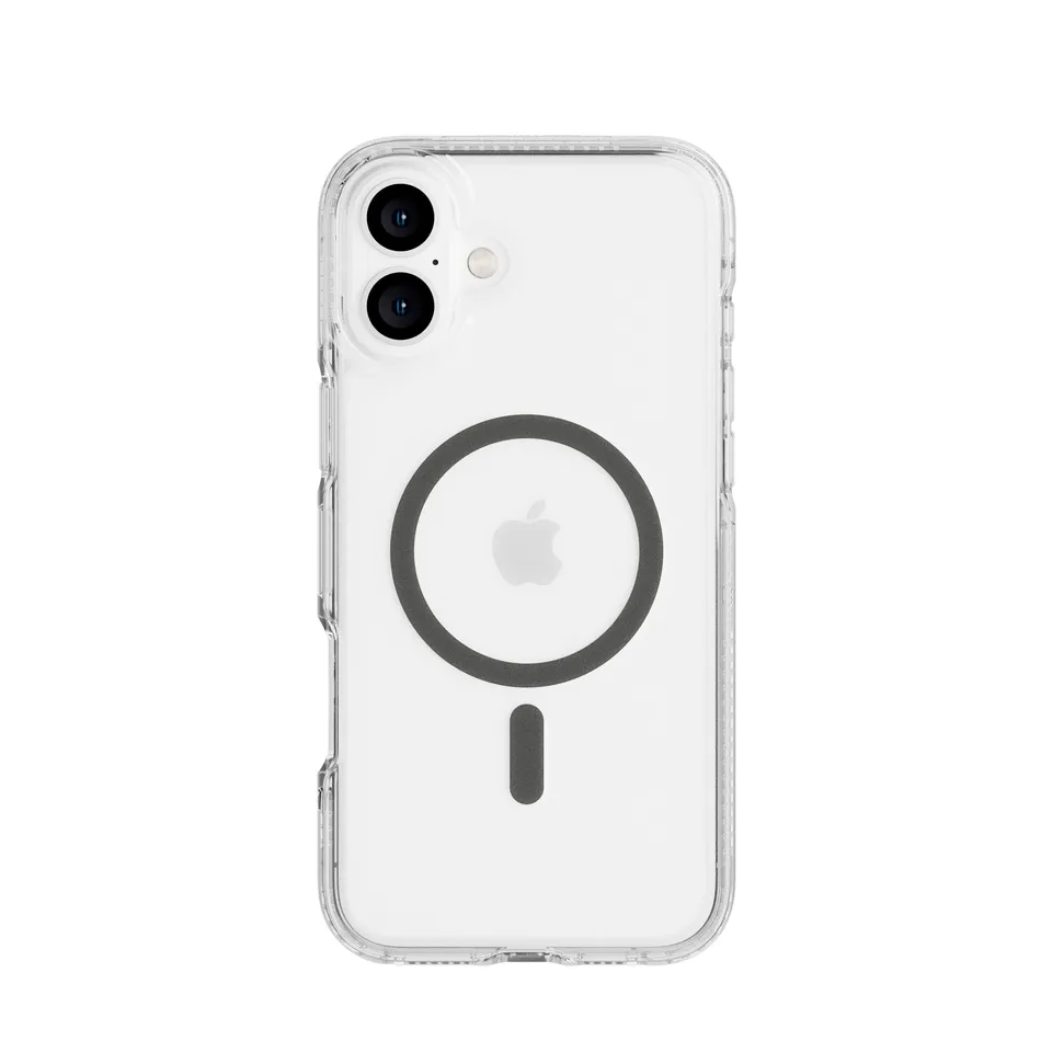 Tech21 FlexQuartz iPhone 16 Plus Handyhülle Space Grey MagSafe