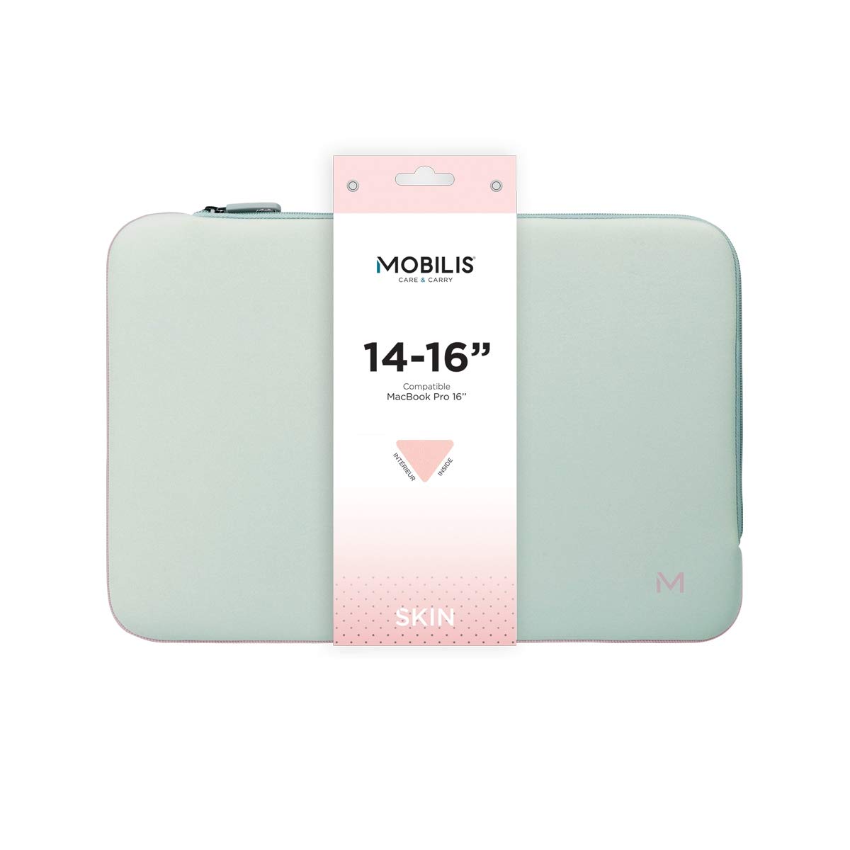 Mobilis Laptop Bags 14-16 Zoll Notebook-Hülle grau/rosa Neopren