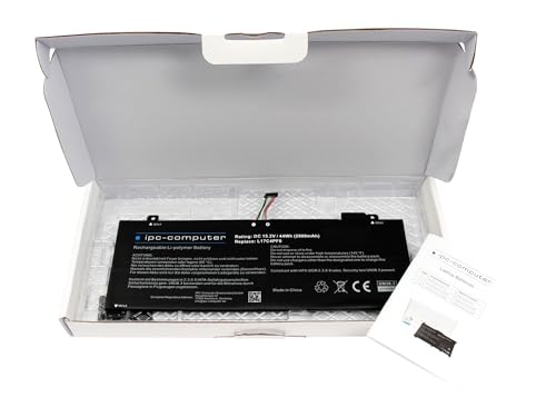IPC-Computer Akkus L17C4PF0 Laptop Akku 44Wh schwarz