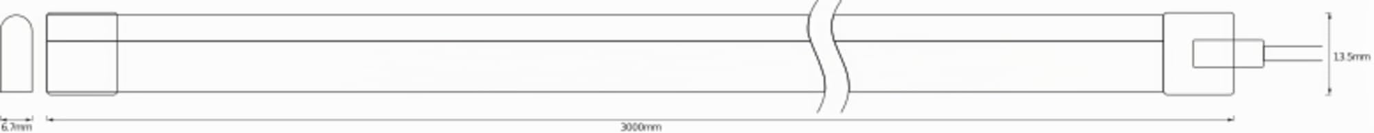 OSRAM SMART+ Neon Flex LED-Streifen 3m warmweiß Silikon