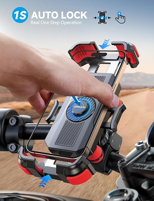 JOYROOM JR-ZS498 Handyhalterung Motorrad schwarz Anti-Vibration